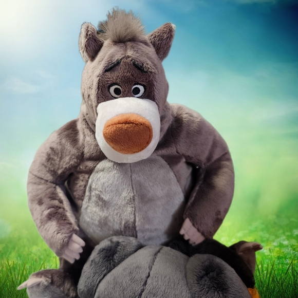 Vntg Disney Jungle Book Plush Set - Gray, Orange, Brown - Picture 6 of 15